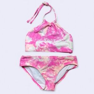 7/$20 Pink Tie-Dye Kids Bikini Set